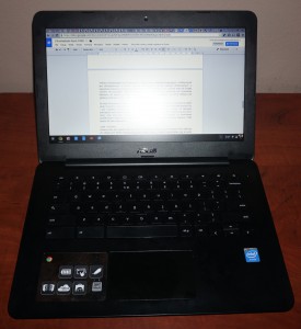 Asus Chromebook C300 - pokrywa otwarta