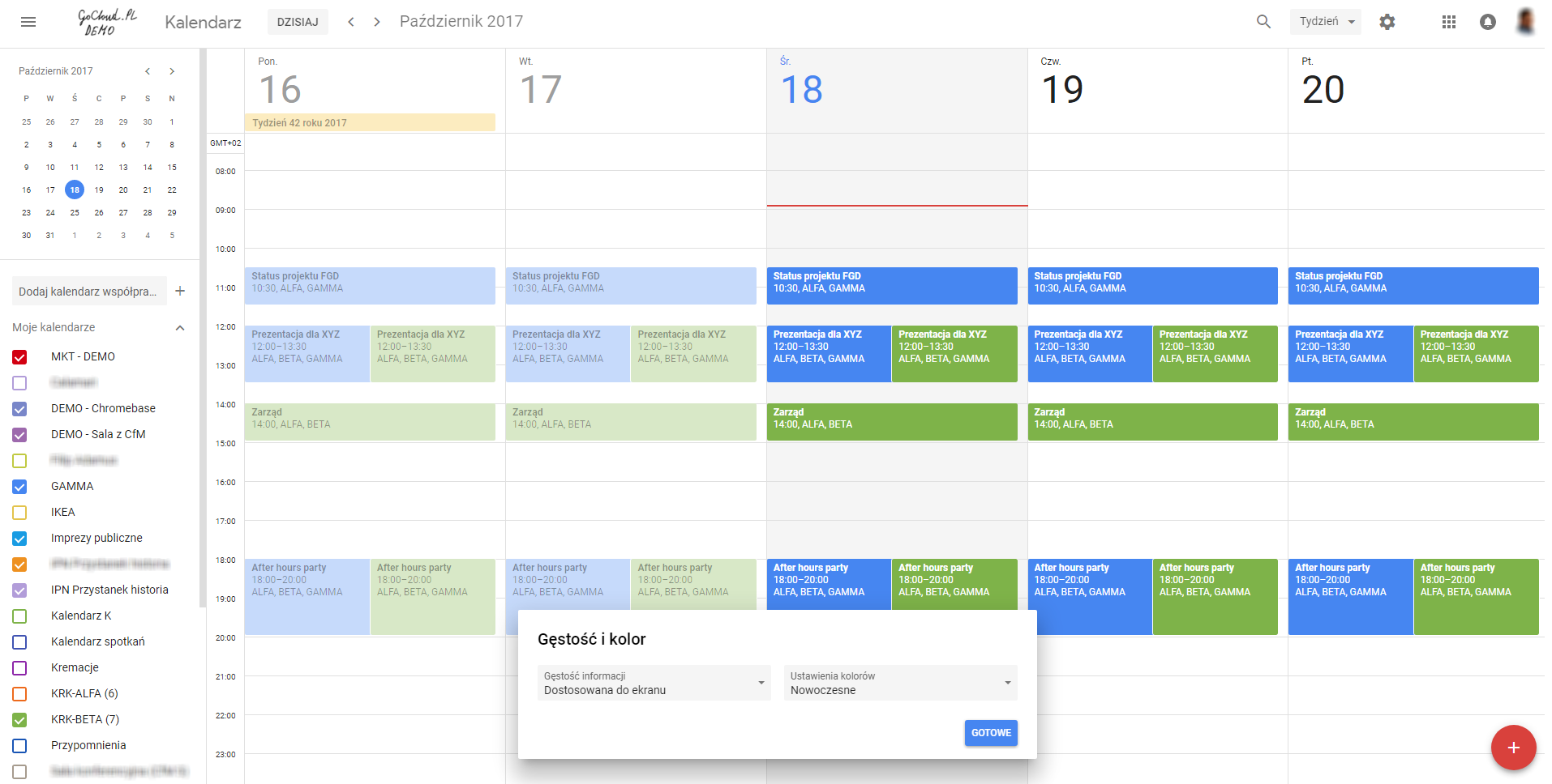 Nowy Kalendarz Google